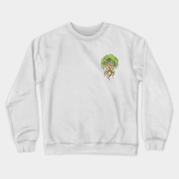 Ygdrasil, the tree of life Crewneck Sweatshirt by DanielVind